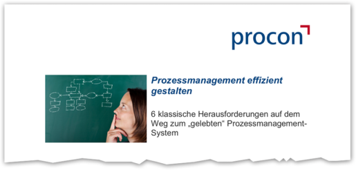 Weg zum gelebten Prozessmanagement-System